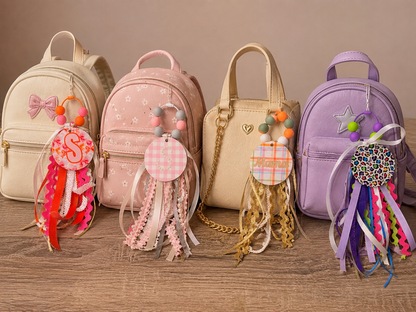 Custom Ribbon Bag Tassels