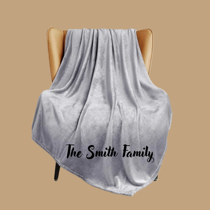 Personalized Plush Blankets 50 x 60