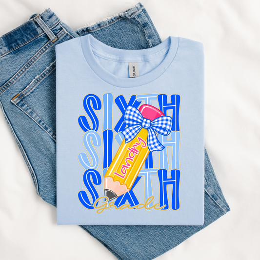 Blue Gingham BTS
