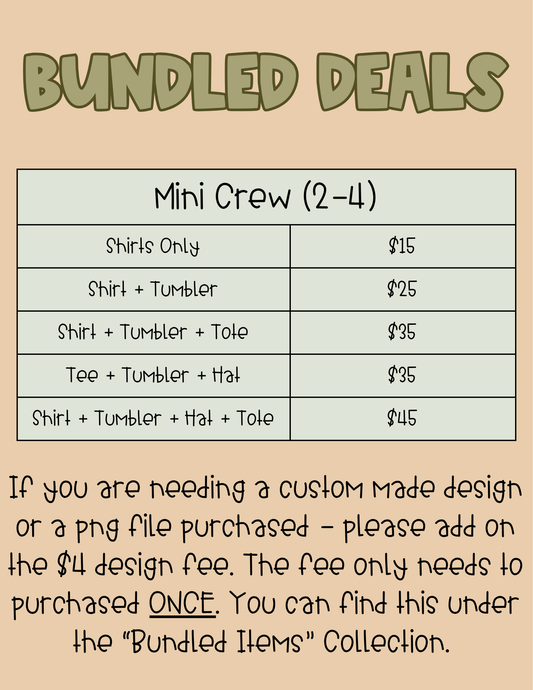 Mini Crew Bundle (2 - 4)